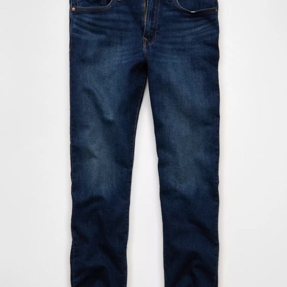 AE Men's AirFlex+ Original Straight Jean 38 x 32 NWT Dark Indigo - Picture 4 of 5